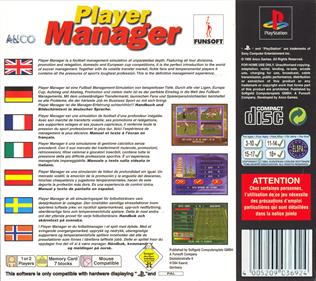 Player Manager - Box - Back Image