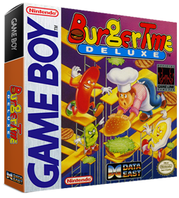 BurgerTime Deluxe - Box - 3D Image