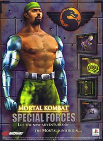 Mortal Kombat: Special Forces - Advertisement Flyer - Front Image