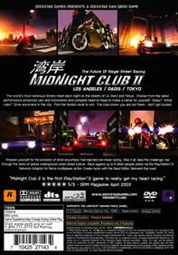 Midnight Club II - Box - Back Image