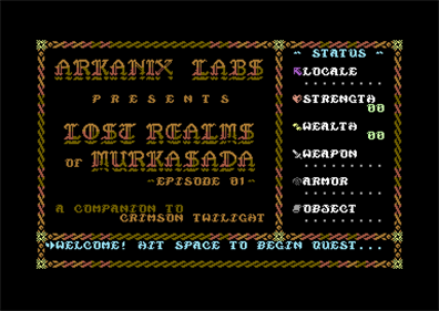 Lost Realms of Murkasada: Episode 1 - Screenshot - Game Title Image