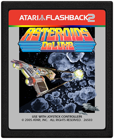 Asteroids Deluxe - Cart - Front Image