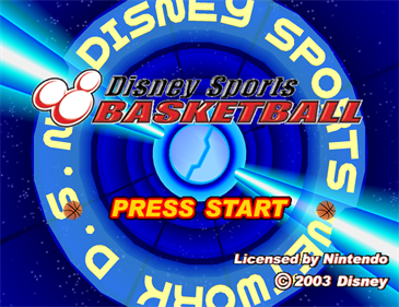 Disney Sports: Basketball - Screenshot - Game Title Image