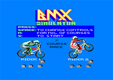 BMX Simulator - Screenshot - Game Select Image