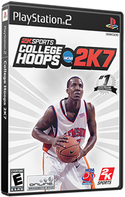 College Hoops 2K7 - Box - 3D Image