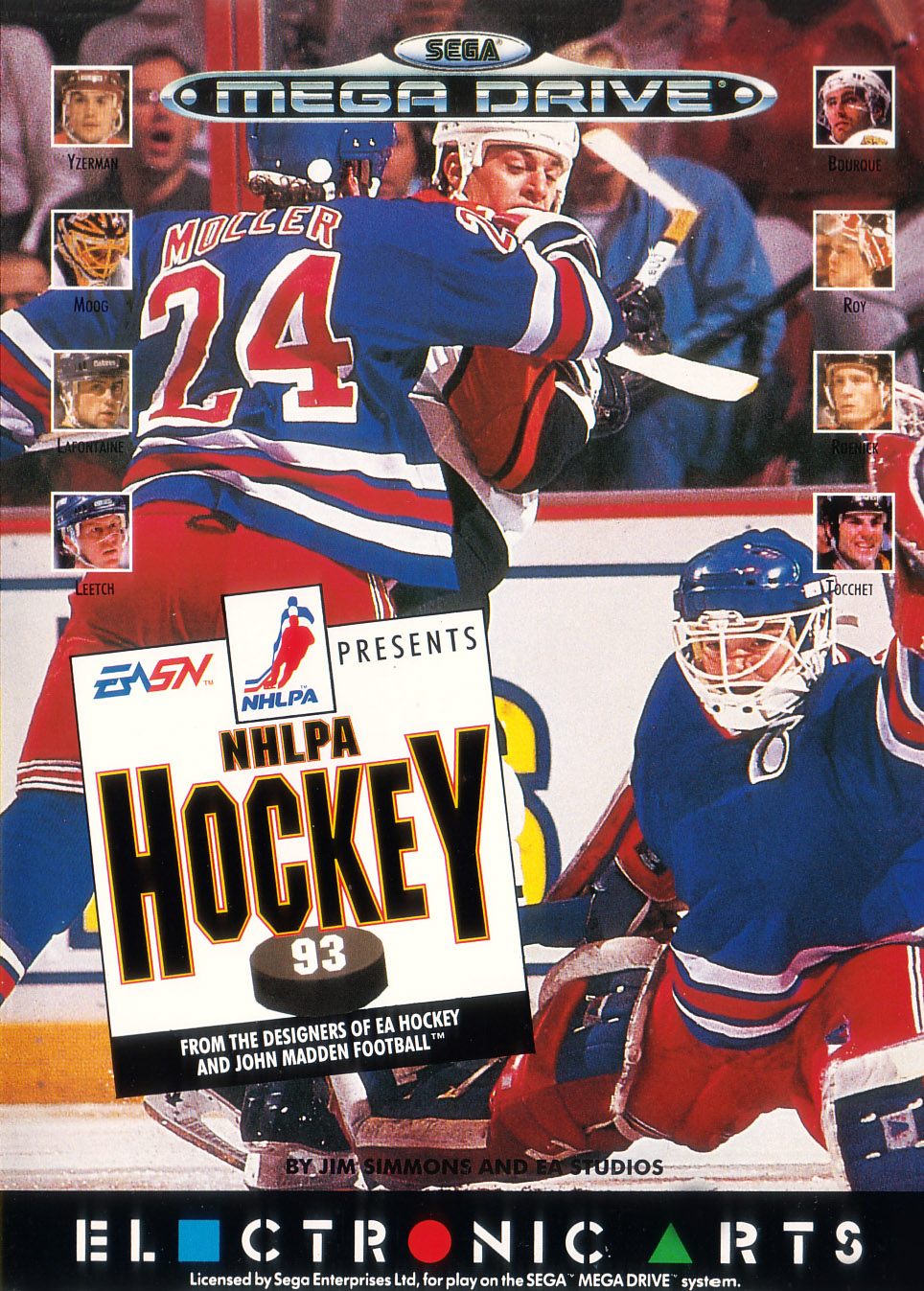 NHLPA Hockey '93 Details - LaunchBox Games Database