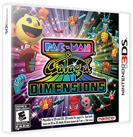 Pac-Man & Galaga Dimensions - Box - 3D Image
