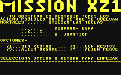 Mission XZ1 - Screenshot - Game Title Image