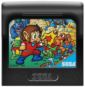 Alex Kidd in Miracle World - Fanart - Cart - Front Image