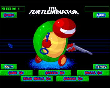 The Turtleminator: Special Turtle Commando - Screenshot - Game Select Image