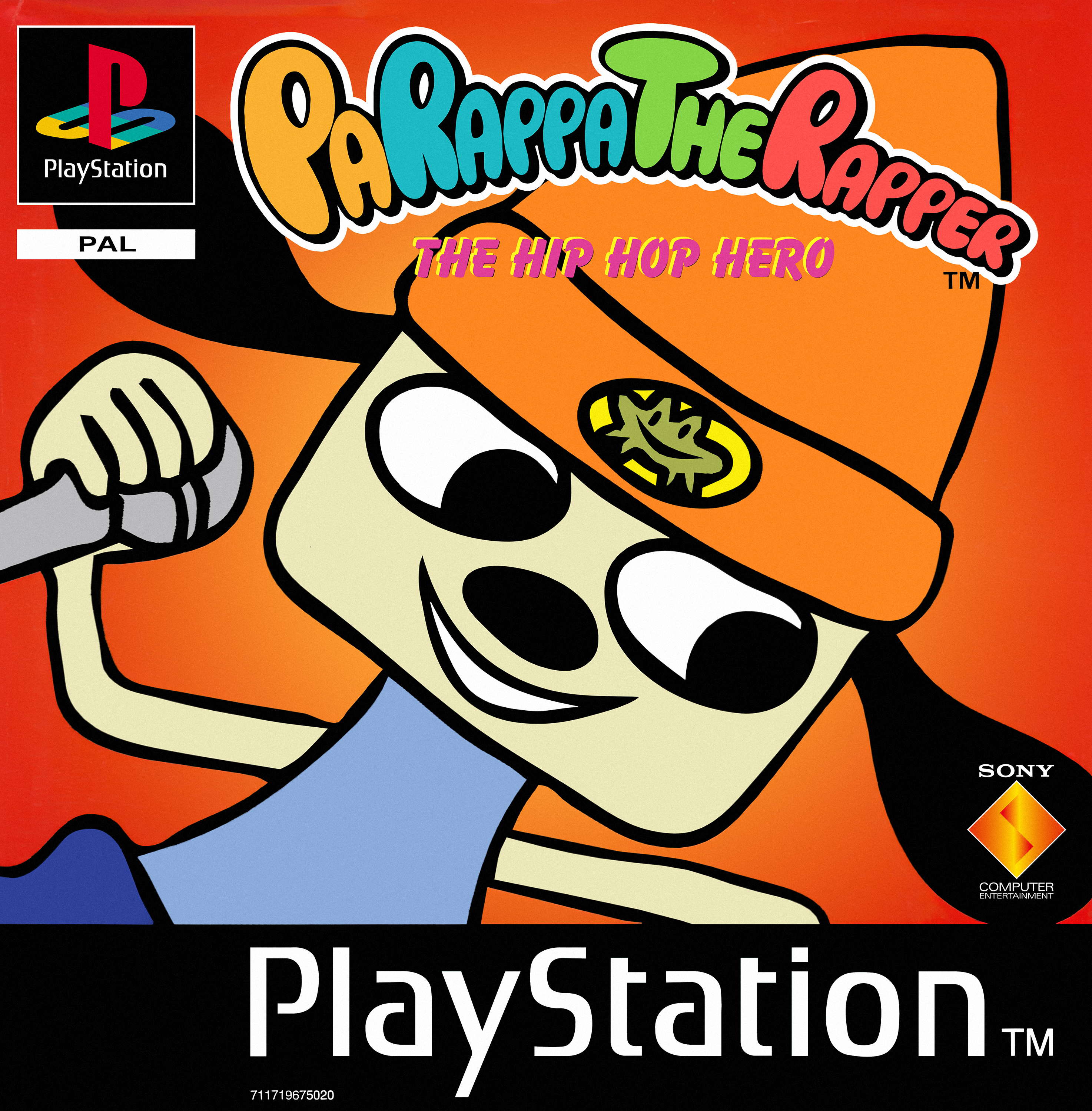 Parappa the Rapper PS1 Reproduction Case 