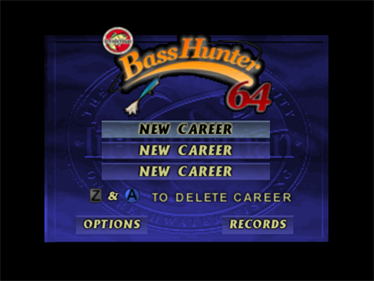 In-Fisherman Bass Hunter 64 - Screenshot - Game Select