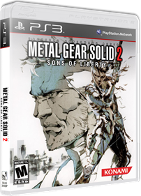 Metal Gear Solid 2: Sons of Liberty HD Edition - Box - 3D Image