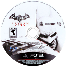 Batman: Arkham City - Disc Image