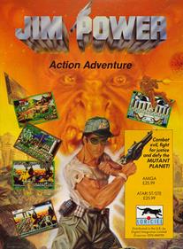 Jim Power in Mutant Planet - Advertisement Flyer - Front Image