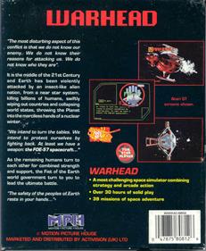 Warhead - Box - Back Image