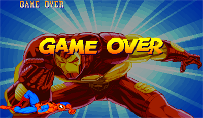 Marvel Super Heroes - Screenshot - Game Over Image