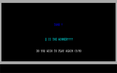Tank - Screenshot - Game Over Image
