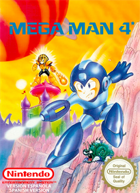 Mega Man 4 - Box - Front Image
