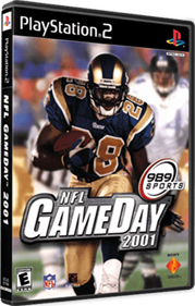 NFL GameDay 2001 - Box - 3D Image