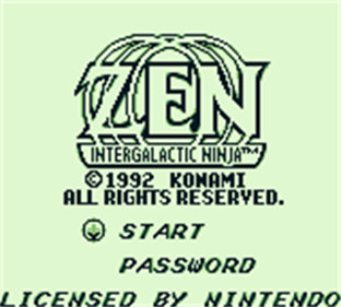 Zen: Intergalactic Ninja - Screenshot - Game Select Image