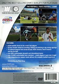 World Tour Soccer 2003 - Box - Back Image