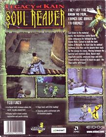 Legacy of Kain: Soul Reaver - Box - Back Image