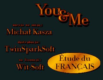 You & Me: Jezyk francuski: Lekcja 1 - Screenshot - Game Title Image