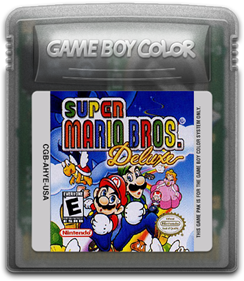 Super Mario Bros. Deluxe - Fanart - Cart - Front