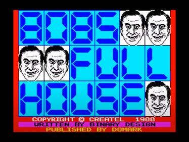 Bob's Full House - Screenshot - Game Title Image