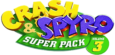 Crash & Spyro Superpack: Spyro Orange: The Cortex Conspiracy / Crash Bandicoot Purple: Ripto's Rampage - Clear Logo Image