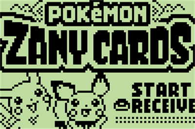 Pokémon Zany Cards - Screenshot - Game Title Image