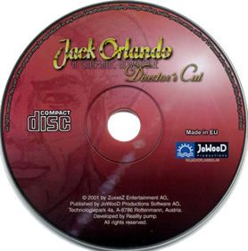 Jack Orlando: A Cinematic Adventure - Disc Image