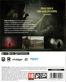 Alan Wake II - Box - Back Image