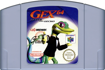 Gex 64: Enter the Gecko - Cart - Front