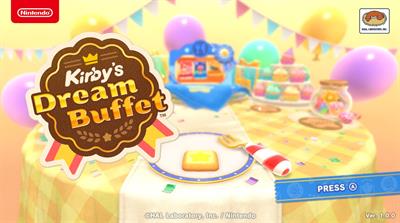 Kirby's Dream Buffet - Screenshot - Game Title Image