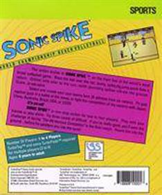Sonic Spike - Box - Back Image