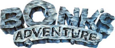 Bonk's Adventure - Clear Logo Image