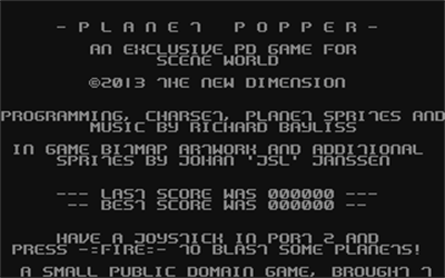 Planet Popper - Screenshot - Game Title Image