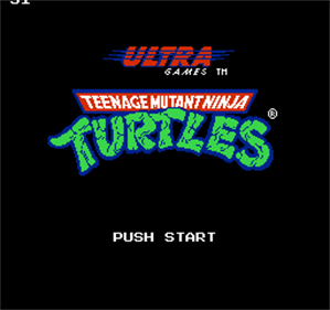 Teenage Mutant Ninja Turtles - Screenshot - Game Title Image