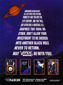 Viper Phase 1 - Advertisement Flyer - Front