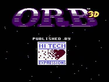 Orb-3D - Screenshot - Game Title Image