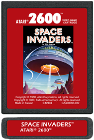 Atari Invaders - Cart - Front Image