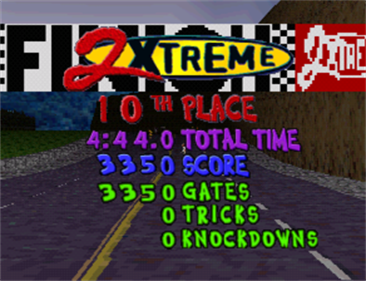 2Xtreme - Screenshot - Game Over Image