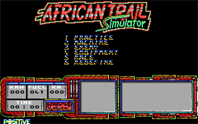 African Trail Simulator - Screenshot - Game Select Image