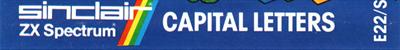 Capital Letters - Banner Image