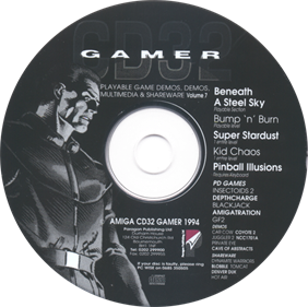 Amiga CD32 Gamer Cover Disc 7 - Disc Image