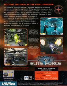 Star Trek: Voyager: Elite Force - Box - Back Image