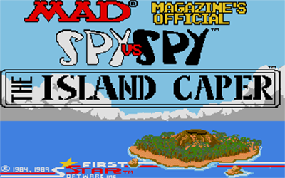 Spy vs Spy: The Island Caper - Screenshot - Game Title Image