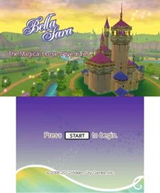 Bella Sara: The Magical Horse Adventures - Screenshot - Game Title Image